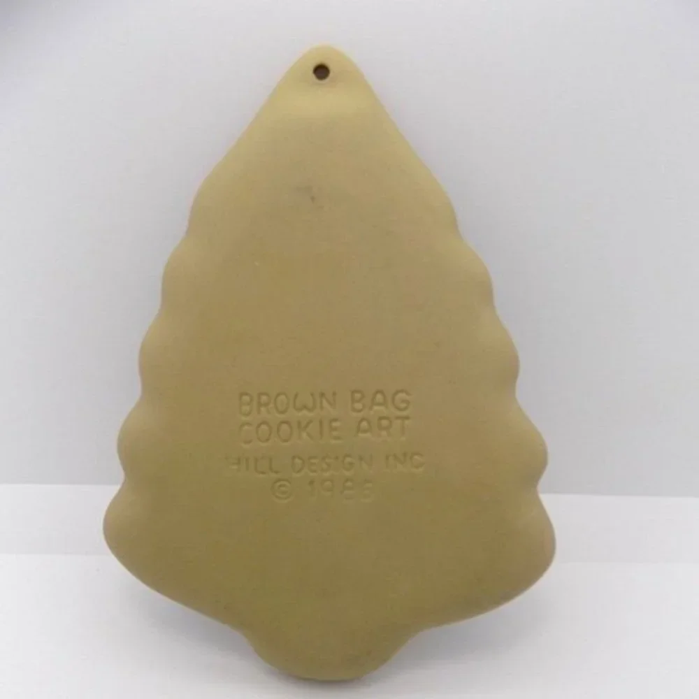 Brown Bag Cookie Art - Christmas Tree Cookie Press Mold‎ - 1986